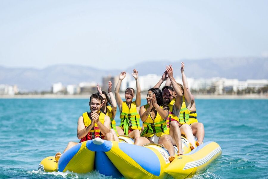 Playa de Palma: Banana Boat Ride - Where to meet at Playa del Arenal and find Life & Sea fast