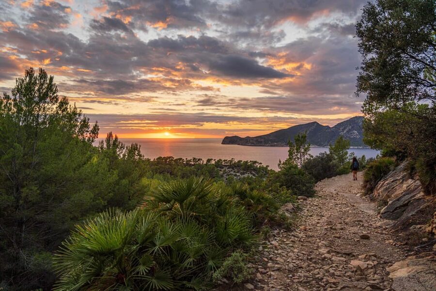 Port Andratx: Guided hiking tour into the sunset to Sant Elm - Down to Sant Elm in Twilight: A Charming Finish With a Taxi Back