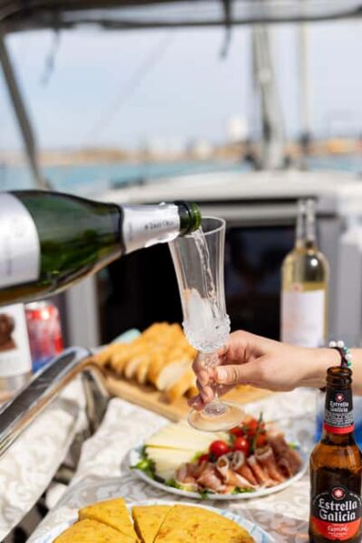 Private and exclusive sailboat in and around the Bay of Palma