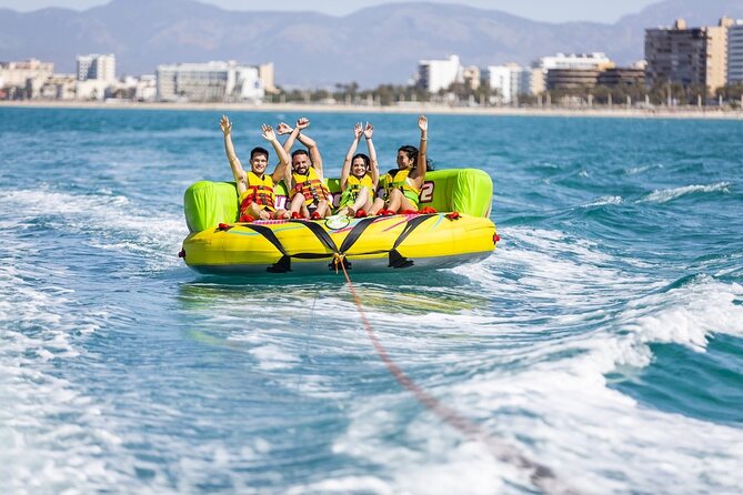 Private Aqua Rocket Experience in Balearic Islands - The safety briefing and helmet reality check