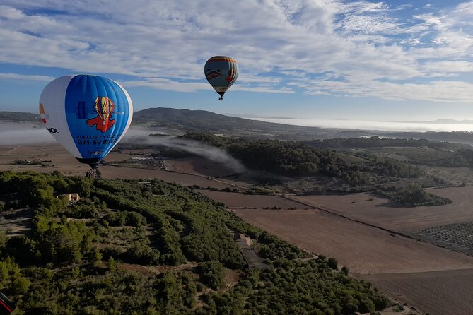 Private Balloon Flight Over Mallorca for Two People - Over Mallorca from above, plus the Cabrera possibility