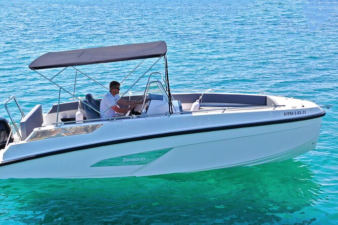 Private Boat Rental Abaris 23 from Alcudia - Alcúdia and Pollensa Bay route: Formentor Playa as your main highlight