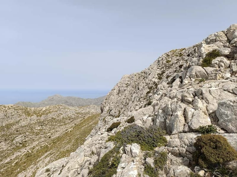 Puig Massanella , the highest accessible summit on Mallorca - The climb: steep, rocky, and guided in the right ways