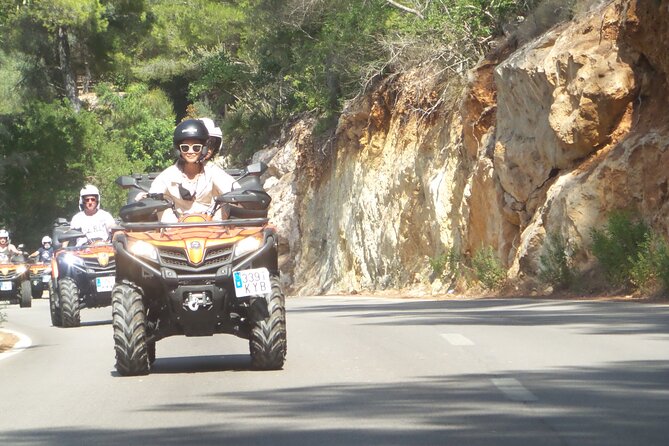 Quad day tour from Paguera - Port des Canonge swimming break: the practical highlight