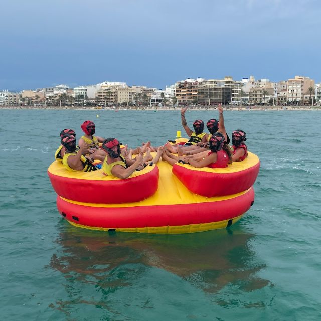 S'Arenal: Aqua Rocket Water Roller Coaster Ticket - Safety basics: life jacket, swim requirement, and real body considerations