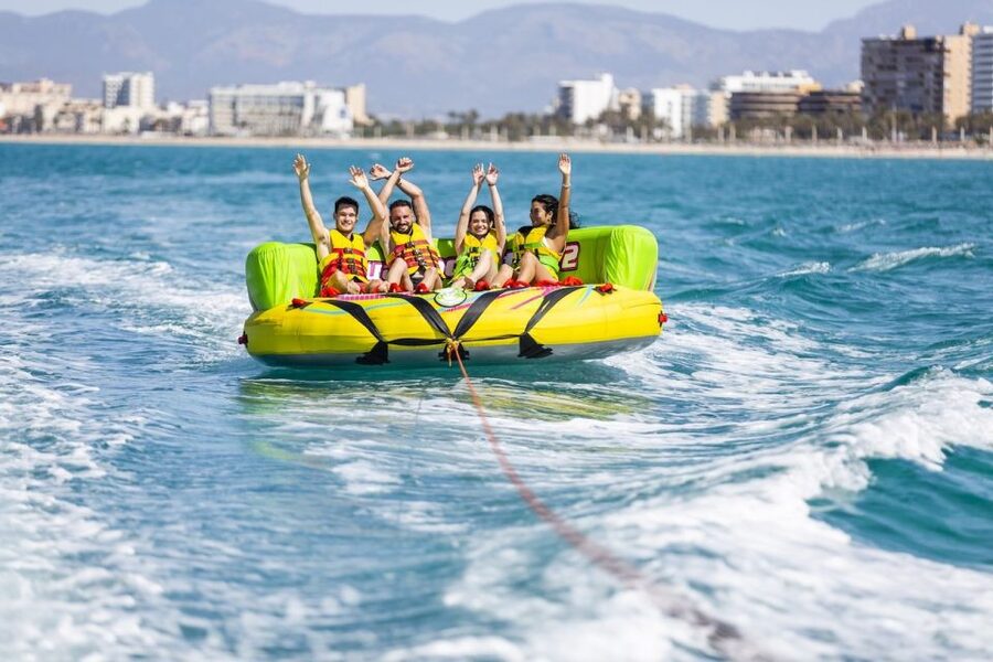 S'Arenal: Aqua Rocket Water Roller Coaster Ticket - Group size: why 8 riders max can feel better