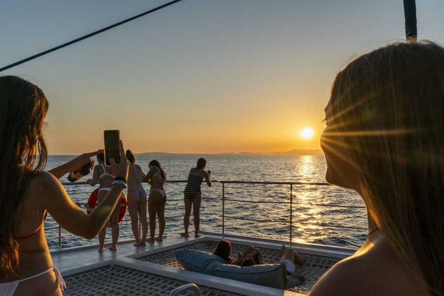 S'Arenal: Sunset Catamaran Cruise with BBQ - The onboard vibe: friendly crew, relaxed pace, and room to breathe
