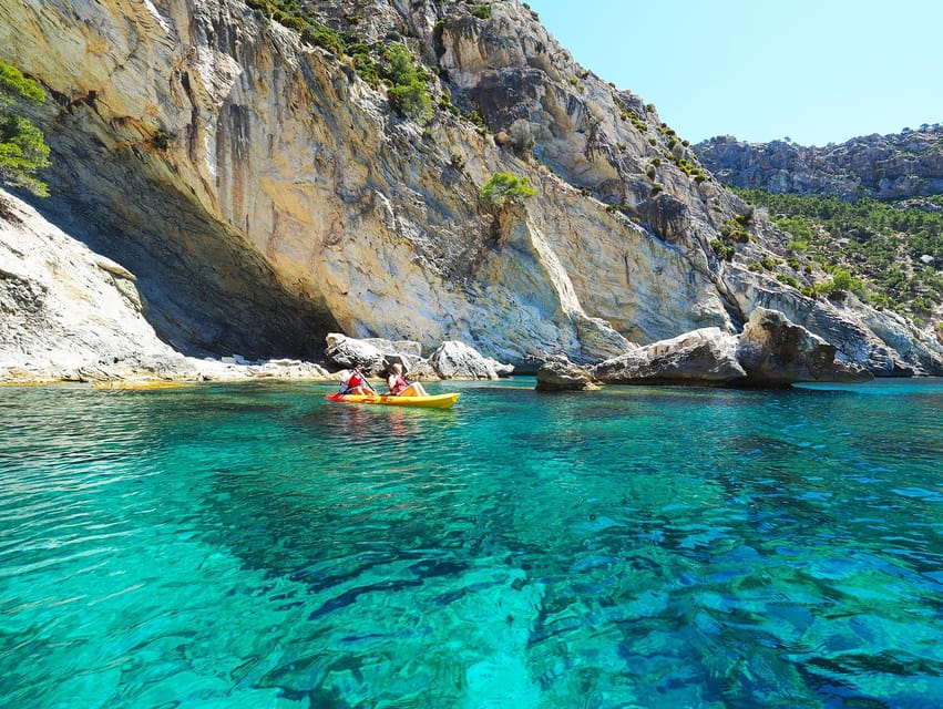 Sant Elm: Guided kayak tour to Cala en Tío with caves - Caves and cliffs near Sa Dragonera: why the guide matters