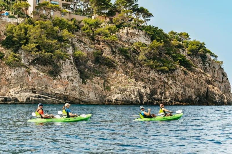 Santa Ponsa: Marine Reserve Kayak Tour - Swim and snorkel time: making the water stops feel worth it