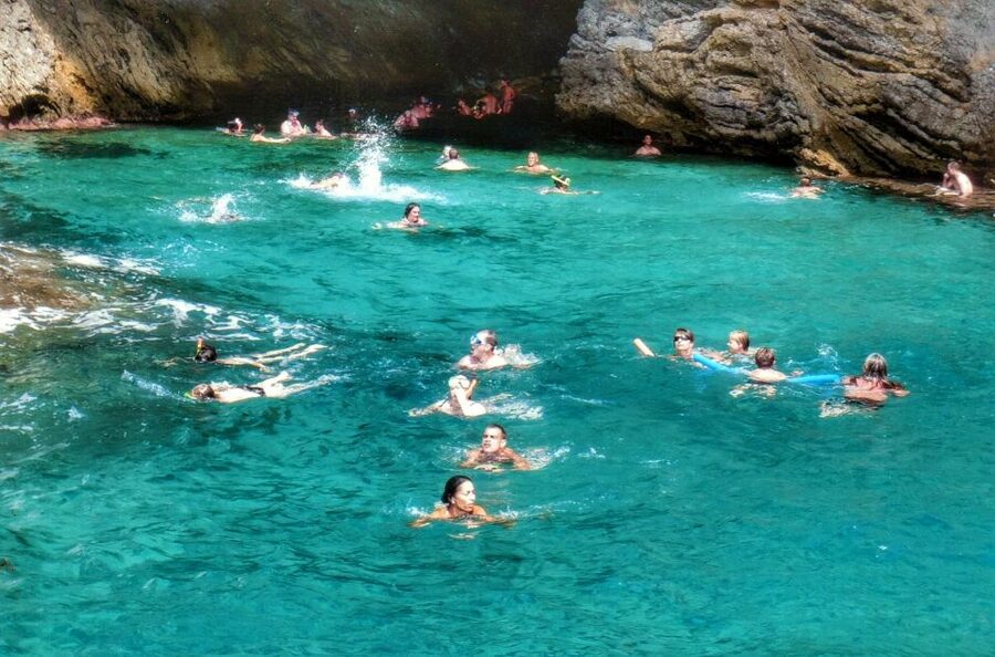 Santa Ponta/Peguera: Dragonera Island Cruise with Swim Stop - Sailing past Cala Fornells, Camp de Mar, Cala Llamp, and Andratx