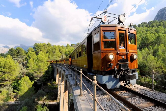 Scenic tour by Train, Tram and Boat through the lakes - Serra de Tramuntana day views, plus a sea-to-town route that actually makes sense