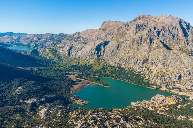 Scenic tour by Train, Tram and Boat through the lakes - From Palma to Tramuntana: reservoirs, forests, and the pull of the high peaks