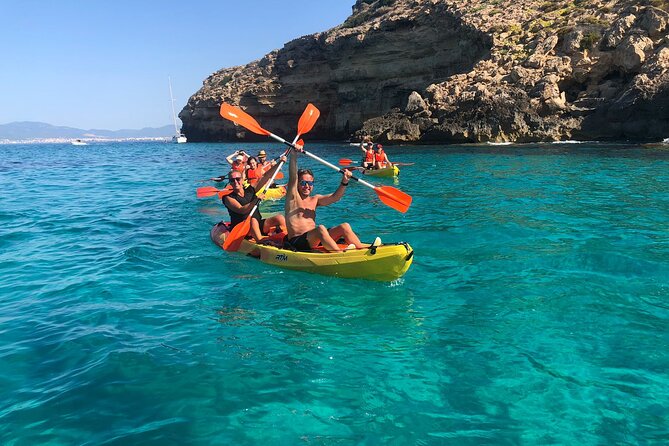 Sea Caves Kayak Tour in Mallorca - Parking the kayak and swimming into caves