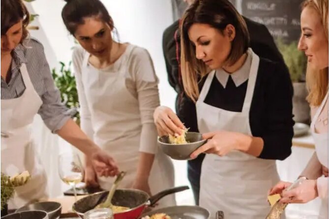 Spanish Cooking Class Palma meals+drinks 7 dishes Full meals - What you actually cook: 7 dishes, paella, and tortilla turns