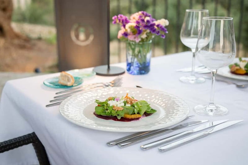 Treurer: Olive Oil Night. Gastronomic experience - Dinner on the finca: five courses built around EVOO and the Mediterranean diet