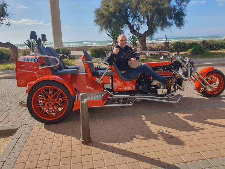 V8 Trike Tour mit Fahrer/Guide für max 4Gäste - Why a V8 Trike Makes Mallorca Feel Personal