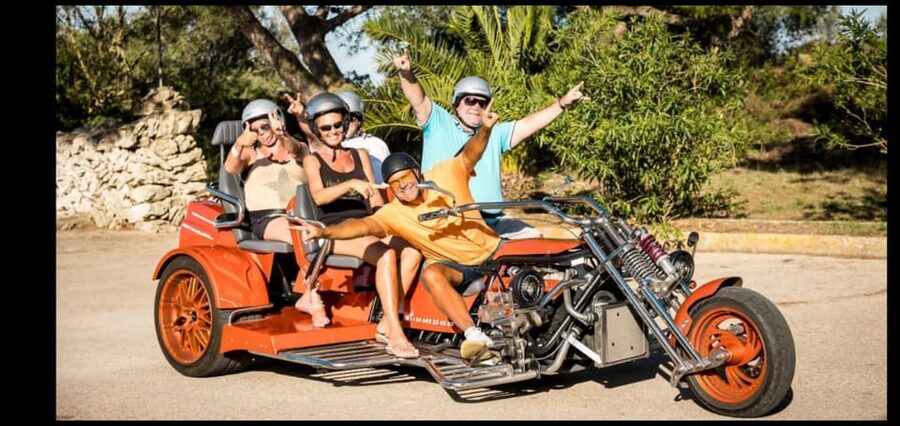 V8 Trike Tour mit Fahrer/Guide für max 4Gäste - Tramuntana Mountains by V8: Viewpoints and Real Cliffs